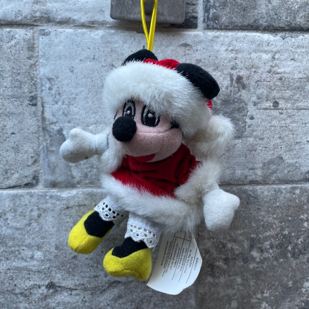 ❤️ DISNEY STORE SANTA MINNIE MOUSE ORNAMENT